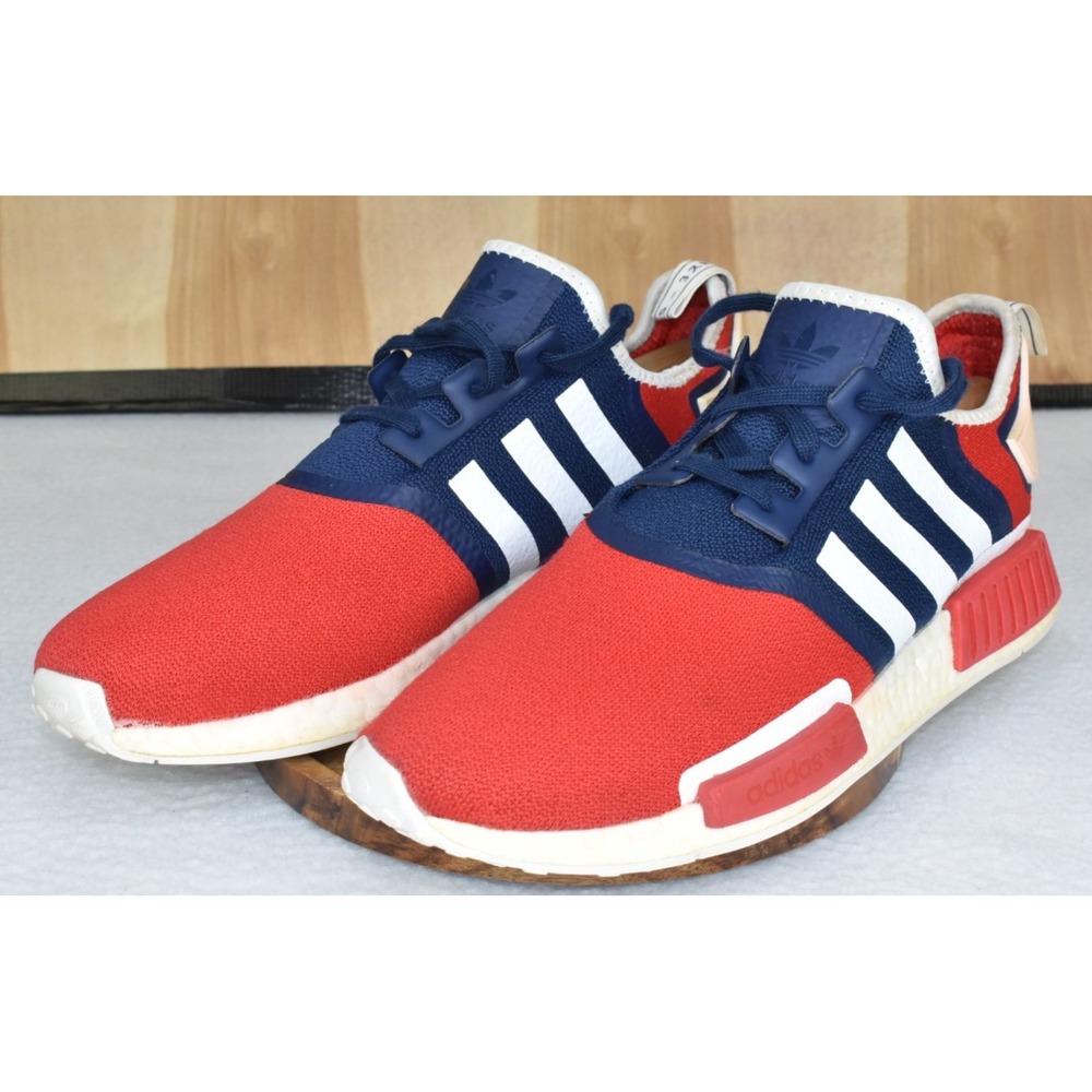 Adidas NMD_R1 USA Men Shoes Size 11.5 Red White Blue Athletic Sneakers FV1734